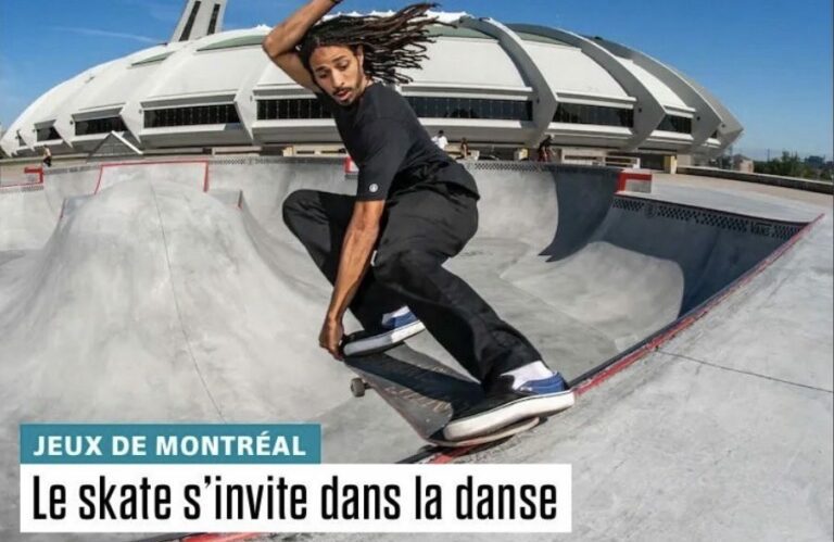Journal de Montreal Jeux de Montreal Jessy Jean-Bart Skateboarding Ambassador